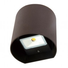 Φωτιστικό Διπλής Κατεύθυνσης LED 2x3W 230V 650lm 3000K Θερμό Φως Αλουμινίου Σκουριά IP54 3-691781